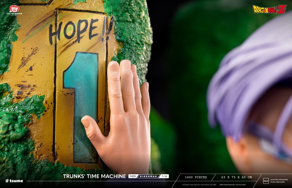 Résine / statue de Trunks' Time Machine Dragon Ball by Tsume