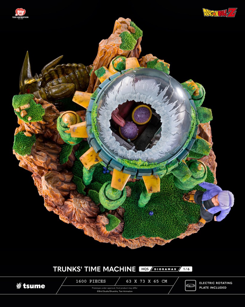 Résine / statue de Trunks' Time Machine Dragon Ball by Tsume