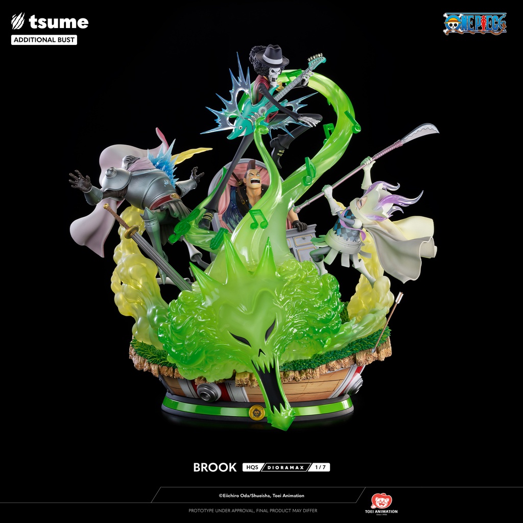 Résine / statue de Brook One Piece by Tsume