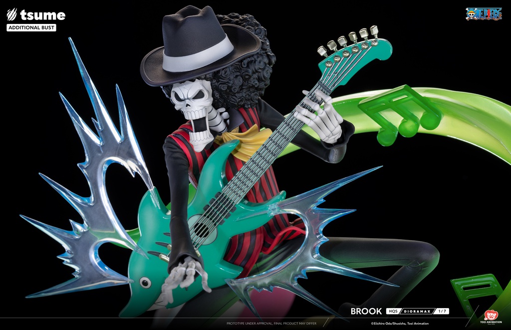 Résine / statue de Brook One Piece by Tsume