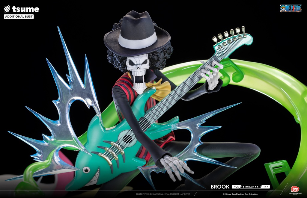 Résine / statue de Brook One Piece by Tsume