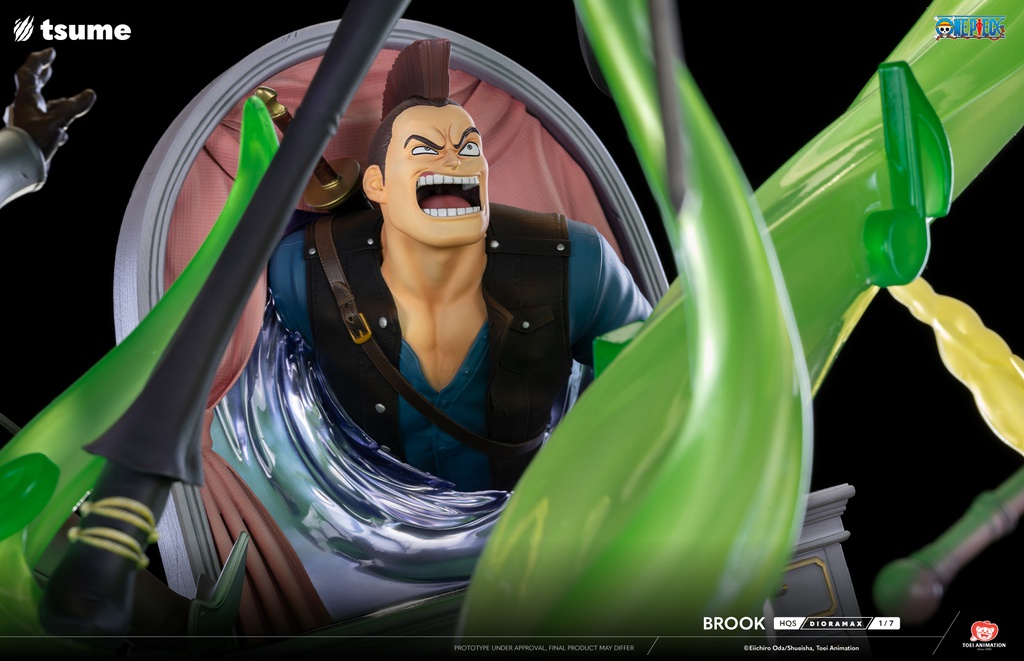 Résine / statue de Brook One Piece by Tsume