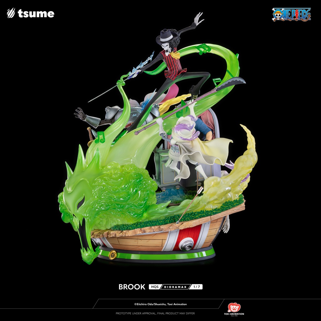 Résine / statue de Brook One Piece by Tsume