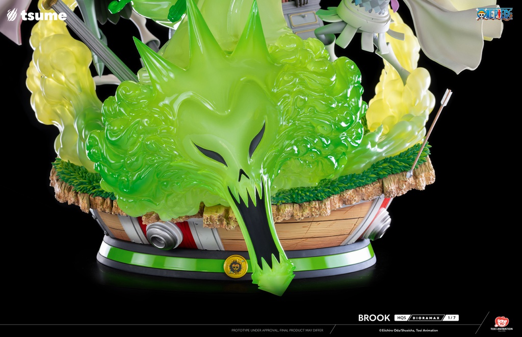 Résine / statue de Brook One Piece by Tsume