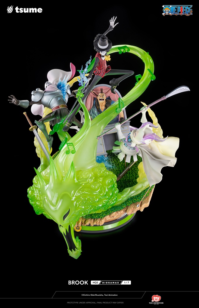 Résine / statue de Brook One Piece by Tsume
