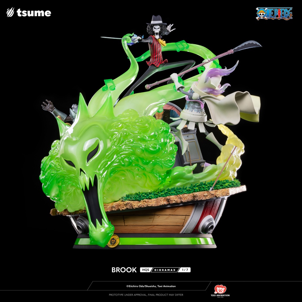 Résine / statue de Brook One Piece by Tsume
