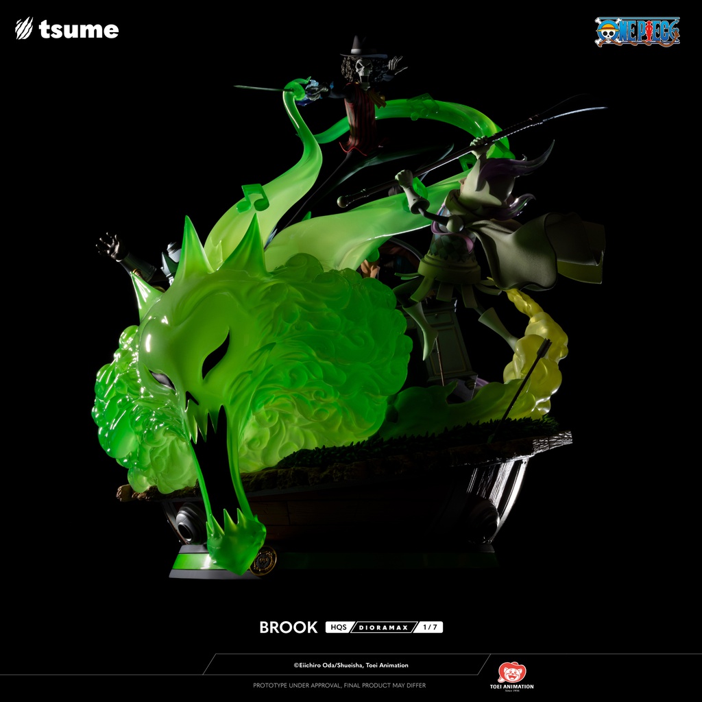 Résine / statue de Brook One Piece by Tsume