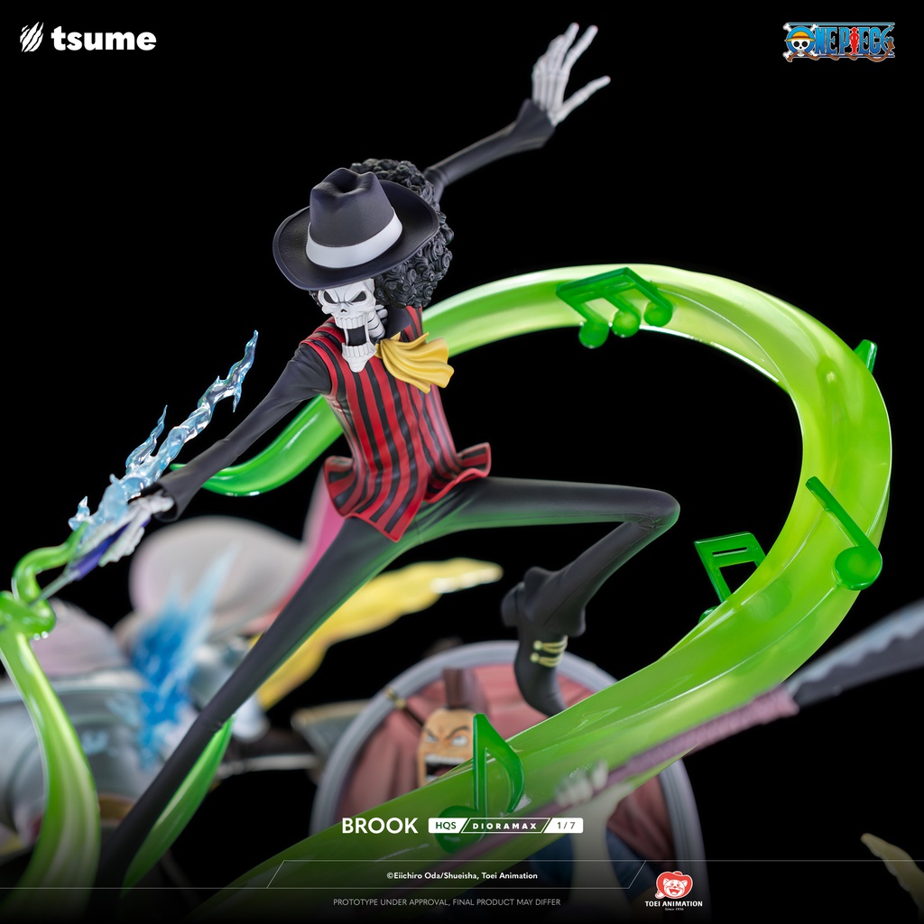 Résine / statue de Brook One Piece by Tsume