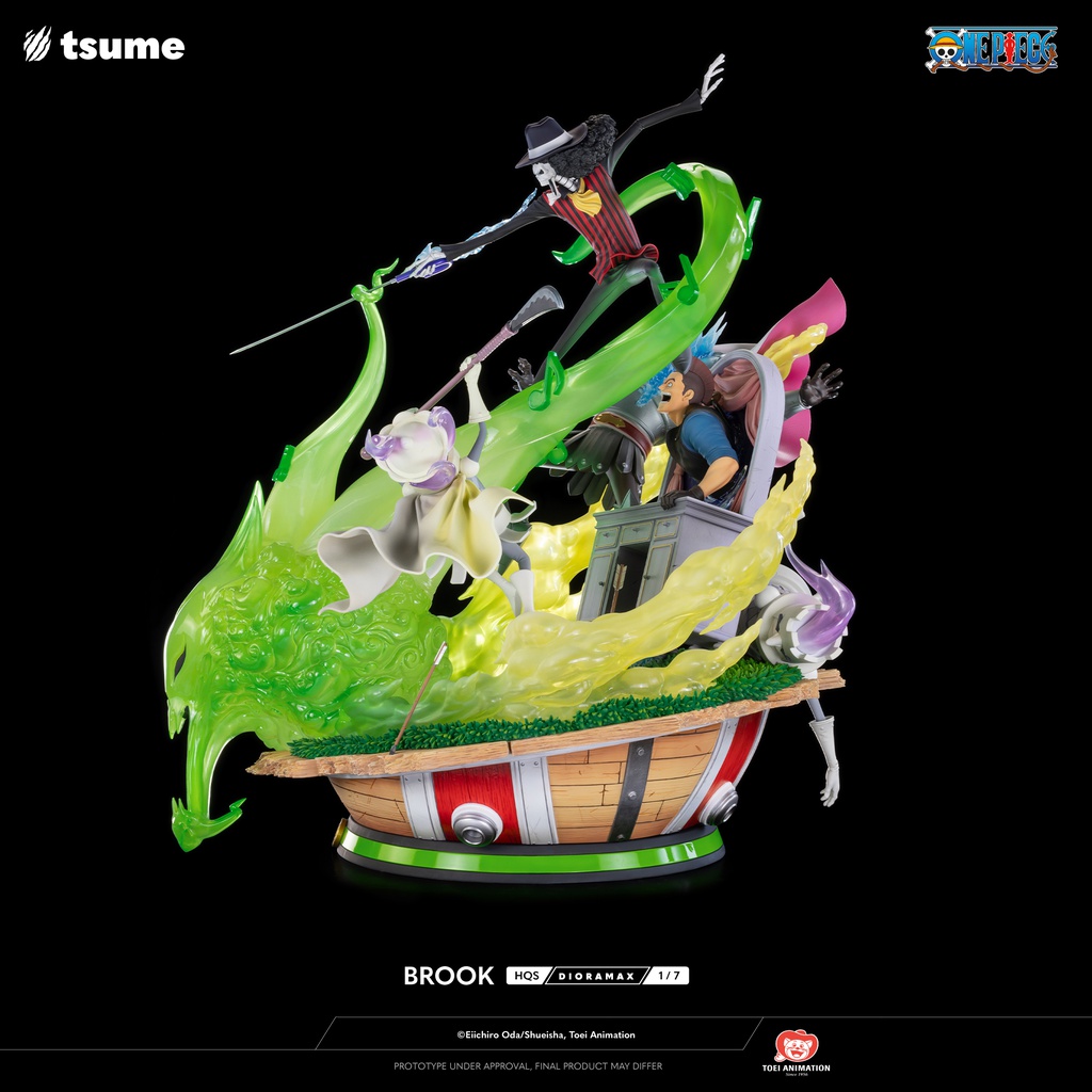 Résine / statue de Brook One Piece by Tsume