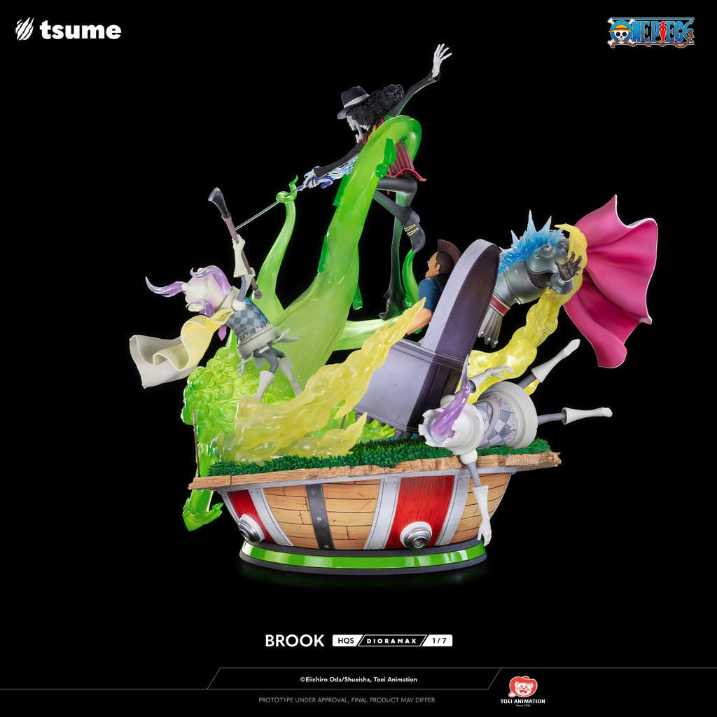 Résine / statue de Brook One Piece by Tsume