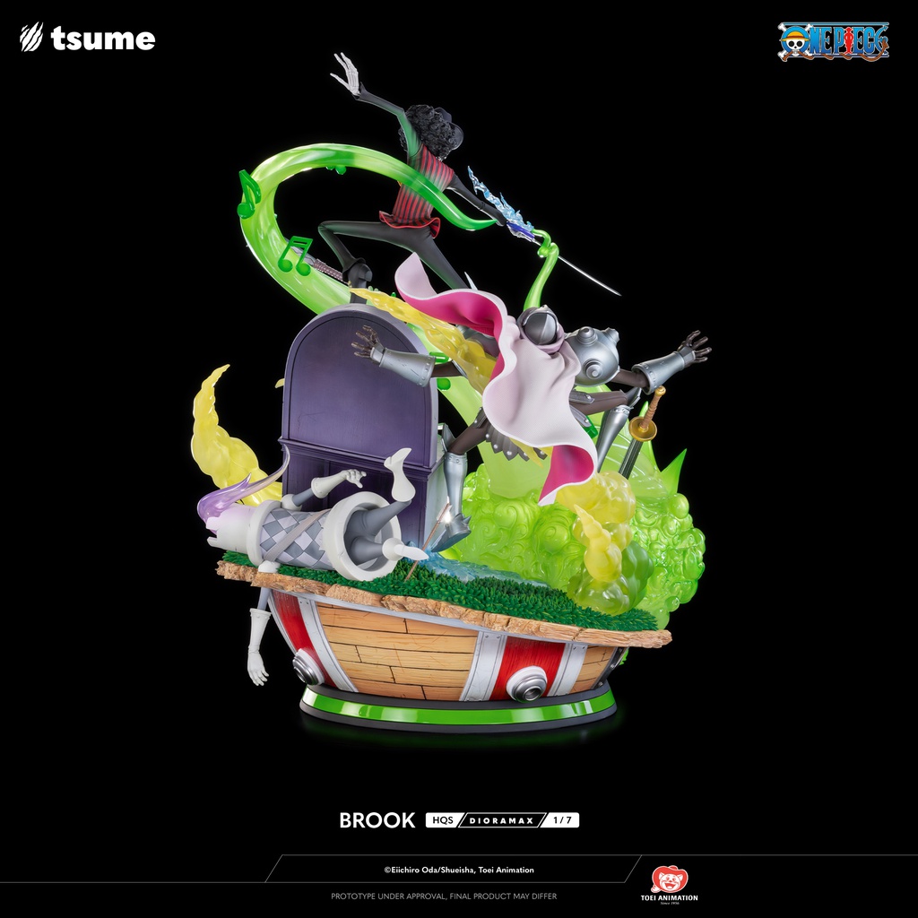 Résine / statue de Brook One Piece by Tsume