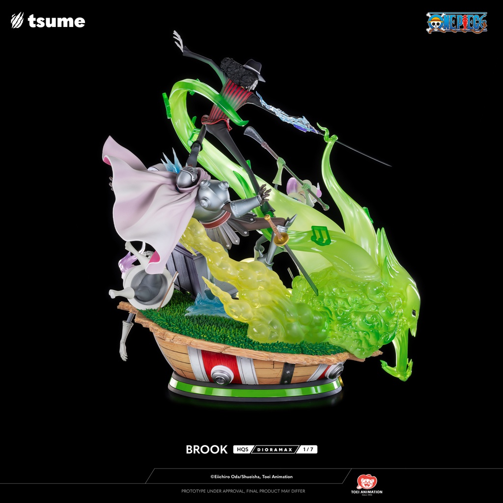 Résine / statue de Brook One Piece by Tsume