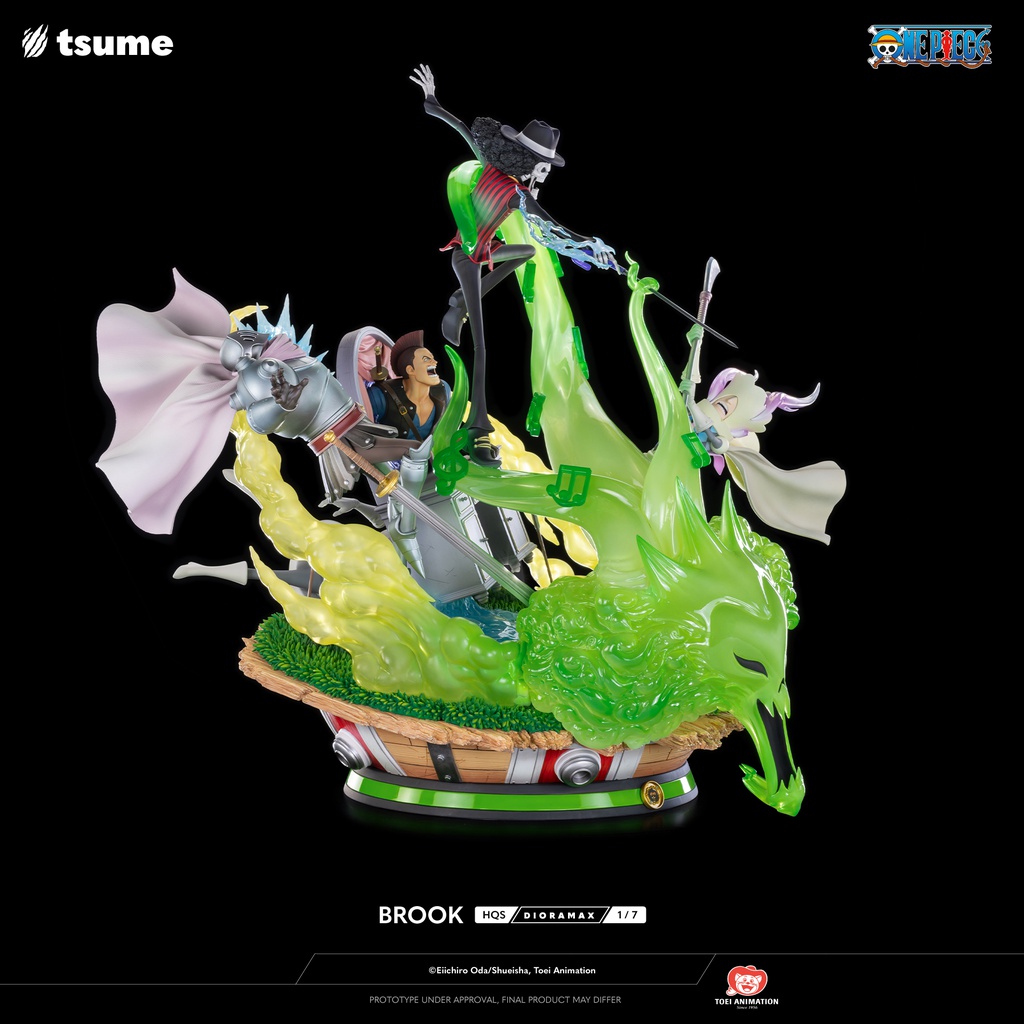 Résine / statue de Brook One Piece by Tsume