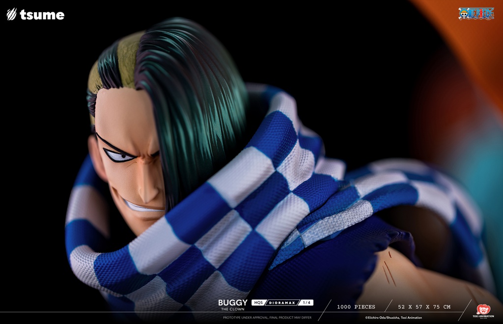 Résine / statue de Buggy The Clown One Piece by Tsume
