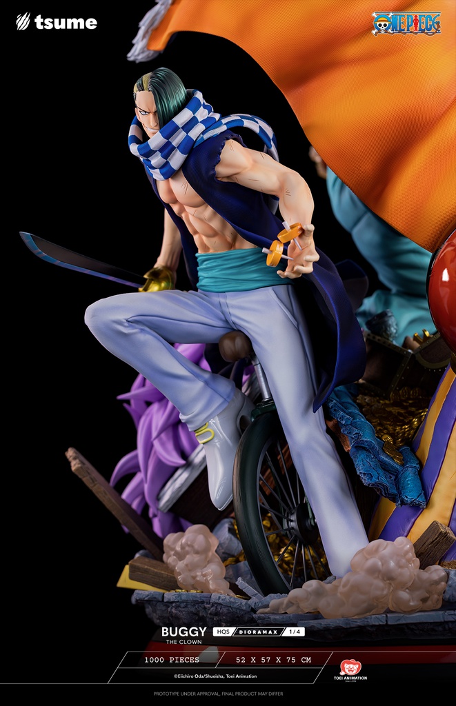 Résine / statue de Buggy The Clown One Piece by Tsume