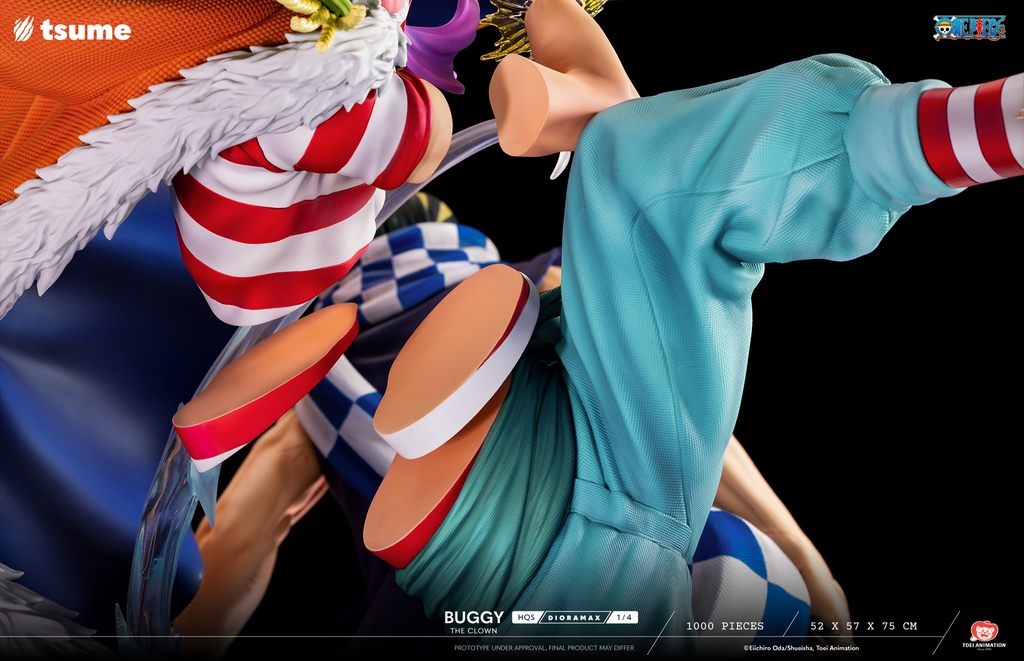 Résine / statue de Buggy The Clown One Piece by Tsume