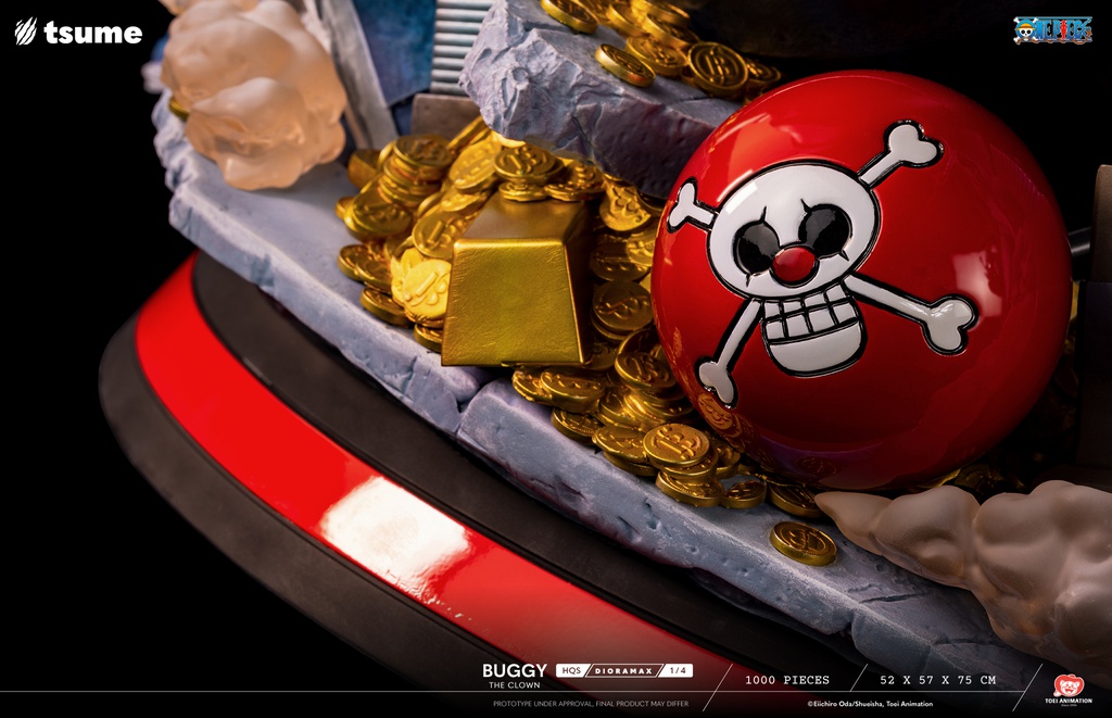 Résine / statue de Buggy The Clown One Piece by Tsume