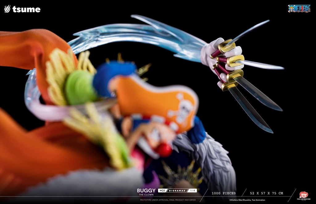 Résine / statue de Buggy The Clown One Piece by Tsume