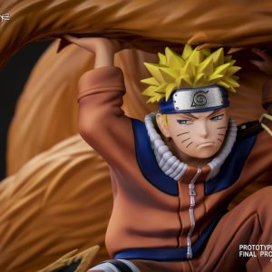 Résine / statue de Naruto & Kyubi de Naruto by Tsume