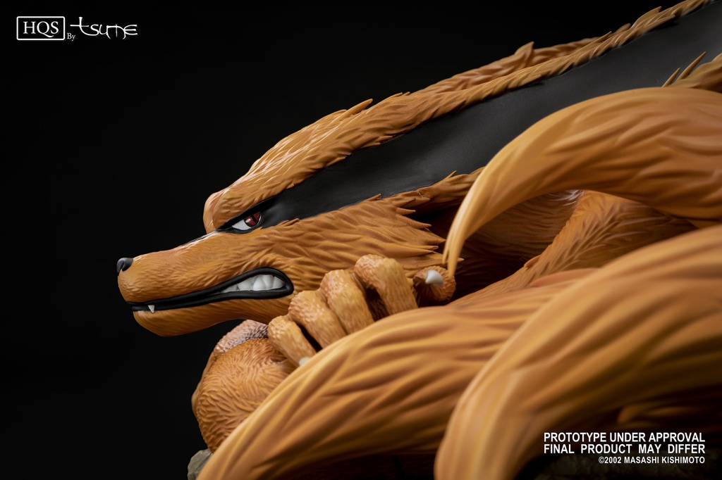 Résine / statue de Naruto & Kyubi de Naruto by Tsume