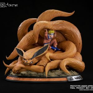 Résine / statue de Naruto & Kyubi de Naruto by Tsume