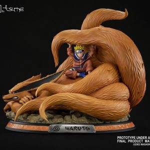 Résine / statue de Naruto & Kyubi de Naruto by Tsume
