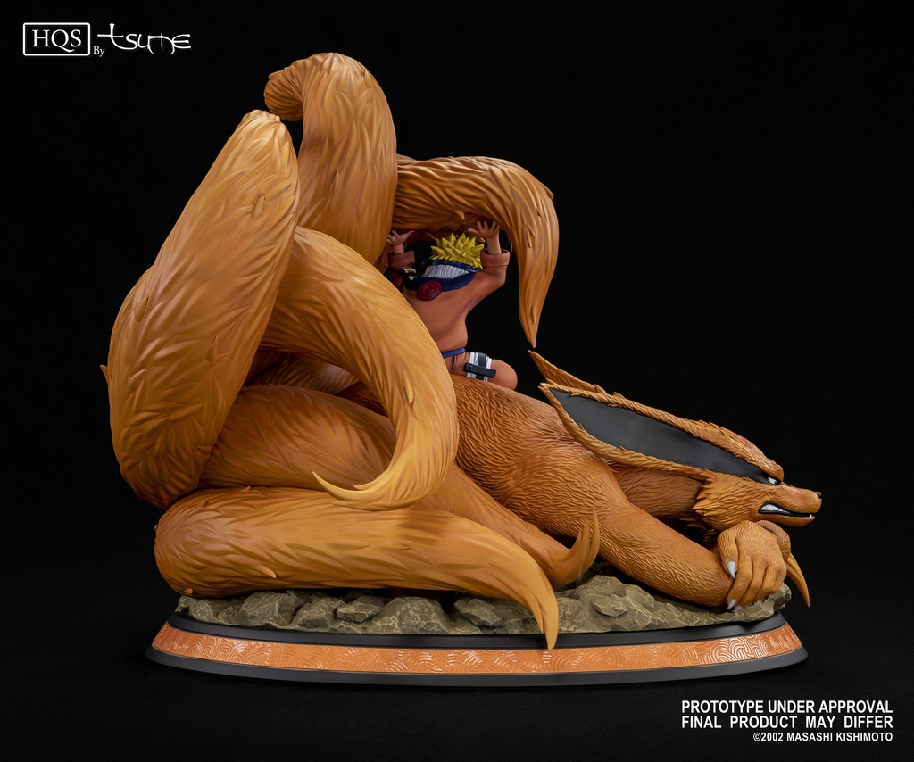 Résine / statue de Naruto & Kyubi de Naruto by Tsume