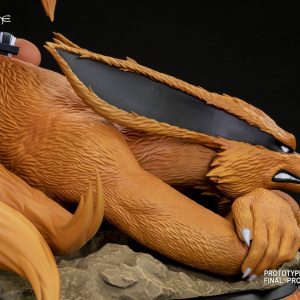 Résine / statue de Naruto & Kyubi de Naruto by Tsume