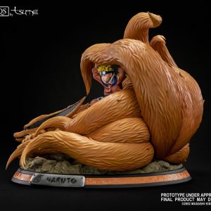 Résine / statue de Naruto & Kyubi de Naruto by Tsume