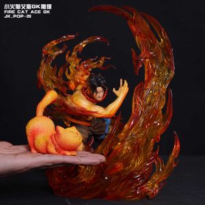 Portgas D. Ace & Flame Kitten Cell Phone Holder - One Piece - Jacksdo Studio