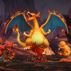First Batch Charmander Evolution Set - Pokémon - Rs Studio