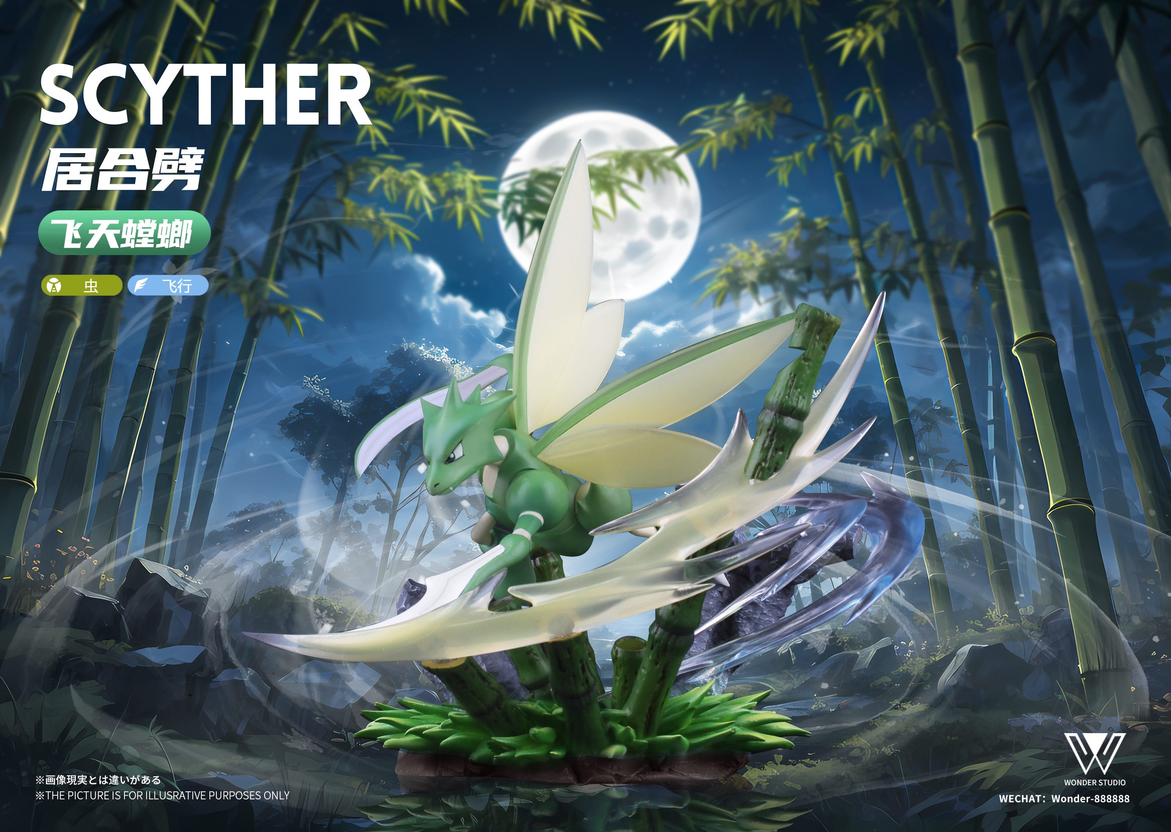 Scyther Skill Museum Series - Pokémon - Wonder Studio